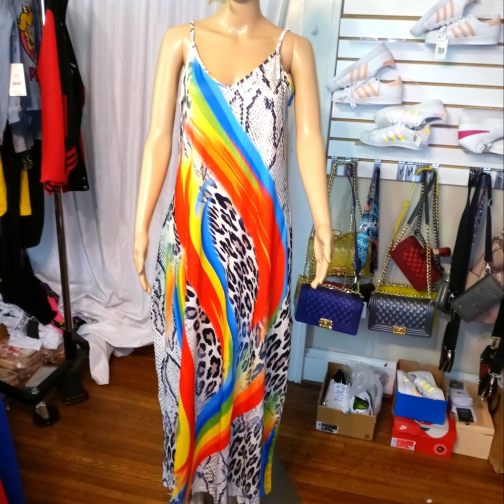 Women Summer Dress multicolor